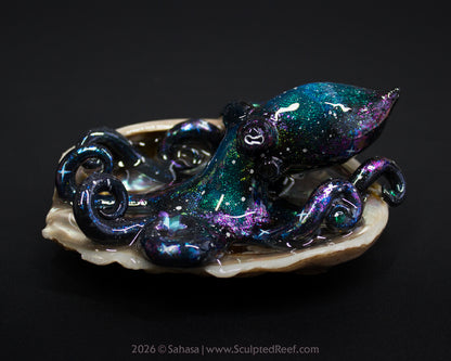ROSALIND - Shelltopus - OOAK Nebula Octopus Sculpture