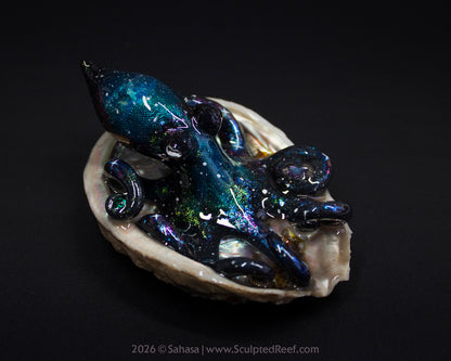 ROSALIND - Shelltopus - OOAK Nebula Octopus Sculpture