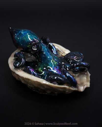 ROSALIND - Shelltopus - OOAK Nebula Octopus Sculpture
