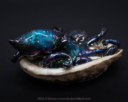 ROSALIND - Shelltopus - OOAK Nebula Octopus Sculpture
