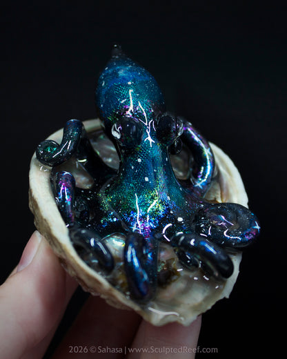 ROSALIND - Shelltopus - OOAK Nebula Octopus Sculpture