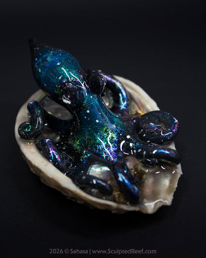 ROSALIND - Shelltopus - OOAK Nebula Octopus Sculpture