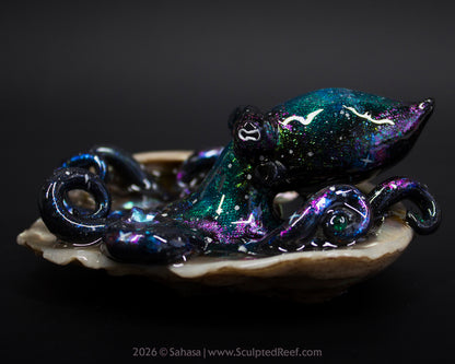 ROSALIND - Shelltopus - OOAK Nebula Octopus Sculpture
