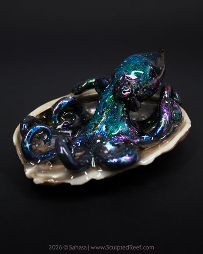 ROSALIND - Shelltopus - OOAK Nebula Octopus Sculpture