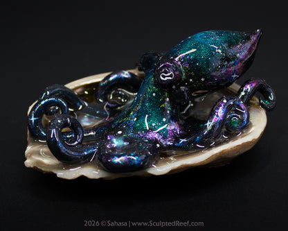 ROSALIND - Shelltopus - OOAK Nebula Octopus Sculpture