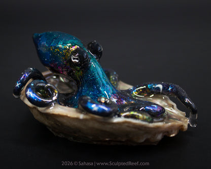 SELENE - Shelltopus - OOAK Nebula Octopus Sculpture