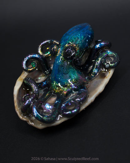 ELARA - Shelltopus - OOAK Nebula Octopus Sculpture