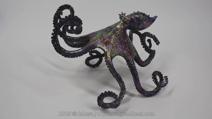 CARINA - 130 x 145 x 105mm - OOAK Nebula Octopus Sculpture